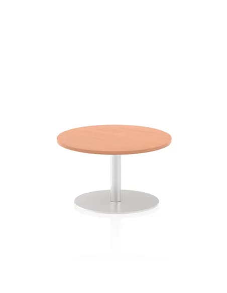 Dynamic Italia 600mm Poseur Round Table Beech Top 475mm High Leg ITL0100