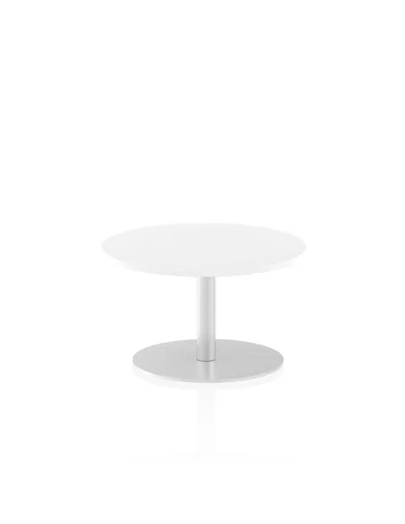 Dynamic Italia 600mm Poseur Round Table White Top 475mm High Leg ITL0102