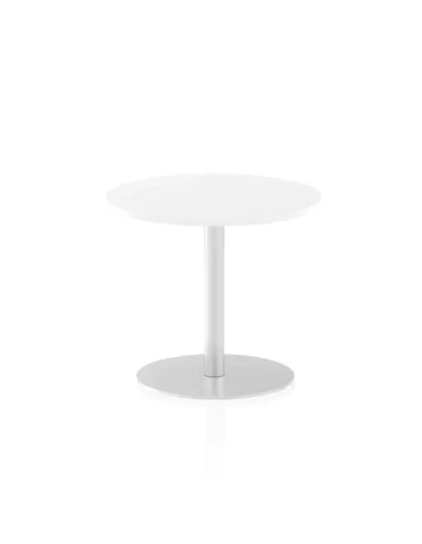 Dynamic Italia 600mm Poseur Round Table White Top 720mm High Leg ITL0108