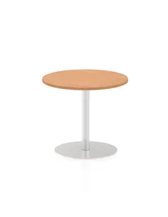 Dynamic Italia 600mm Poseur Round Table Oak Top 720mm High Leg ITL0110