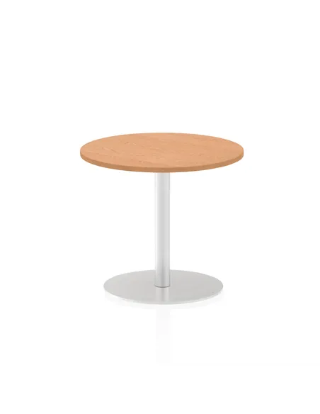 Dynamic Italia 600mm Poseur Round Table Oak Top 720mm High Leg ITL0110