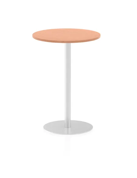 Dynamic Italia 600mm Poseur Round Table Beech Top 1145mm High Leg ITL0112