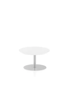 Dynamic Italia 800mm Poseur Round Table White Top 475mm High Leg ITL0120