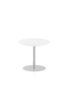 Dynamic Italia 800mm Poseur Round Table White Top 720mm High Leg ITL0126