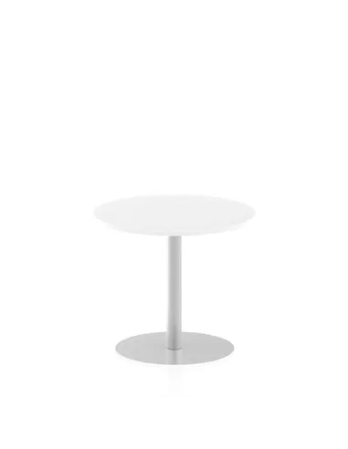 Dynamic Italia 800mm Poseur Round Table White Top 720mm High Leg ITL0126