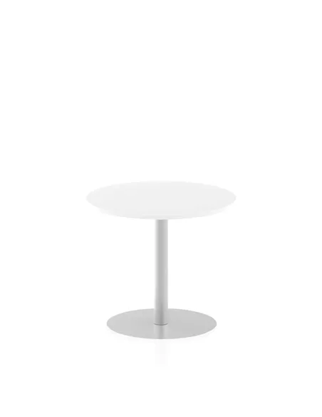 Dynamic Italia 800mm Poseur Round Table White Top 720mm High Leg ITL0126