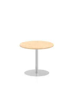 Dynamic Italia 800mm Poseur Round Table Maple Top 720mm High Leg ITL0127