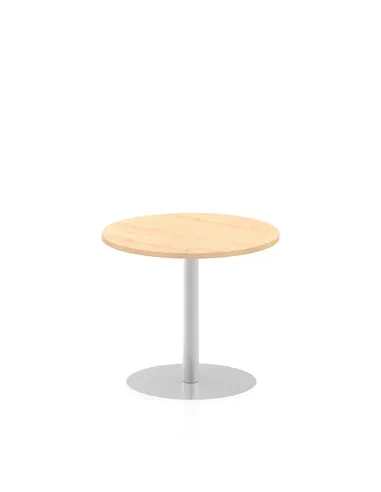 Dynamic Italia 800mm Poseur Round Table Maple Top 720mm High Leg ITL0127