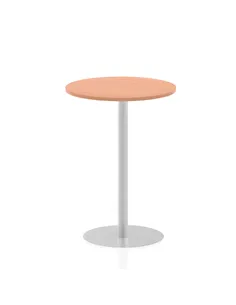 Dynamic Italia 800mm Poseur Round Table Beech Top 1145mm High Leg ITL0130