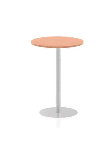 Dynamic Italia 800mm Poseur Round Table Beech Top 1145mm High Leg ITL0130