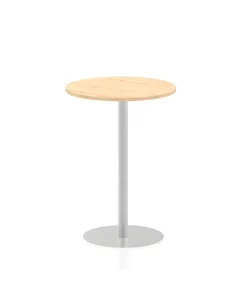 Dynamic Italia 800mm Poseur Round Table Maple Top 1145mm High Leg ITL0133
