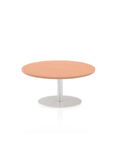 Dynamic Italia 1000mm Poseur Round Table Beech Top 475mm High Leg ITL0136
