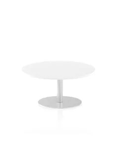 Dynamic Italia 1000mm Poseur Round Table White Top 475mm High Leg ITL0138