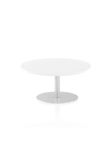 Dynamic Italia 1000mm Poseur Round Table White Top 475mm High Leg ITL0138