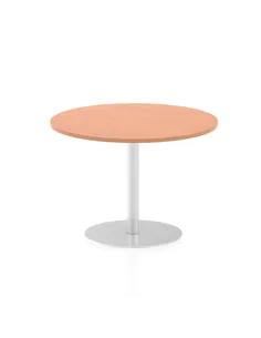 Dynamic Italia 1000mm Poseur Round Table Beech Top 720mm High Leg ITL0142