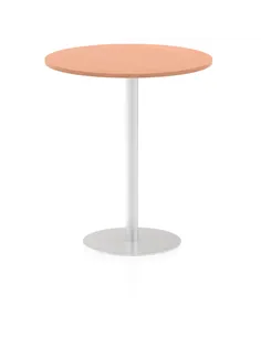 Dynamic Italia 1000mm Poseur Round Table Beech Top 1145mm High Leg ITL0148