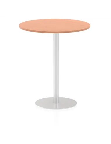 Dynamic Italia 1000mm Poseur Round Table Beech Top 1145mm High Leg ITL0148