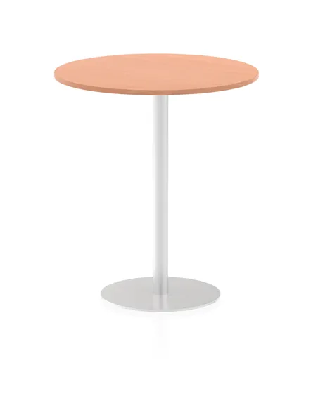Dynamic Italia 1000mm Poseur Round Table Beech Top 1145mm High Leg ITL0148
