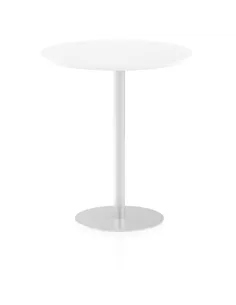 Dynamic Italia 1000mm Poseur Round Table White Top 1145mm High Leg ITL0150