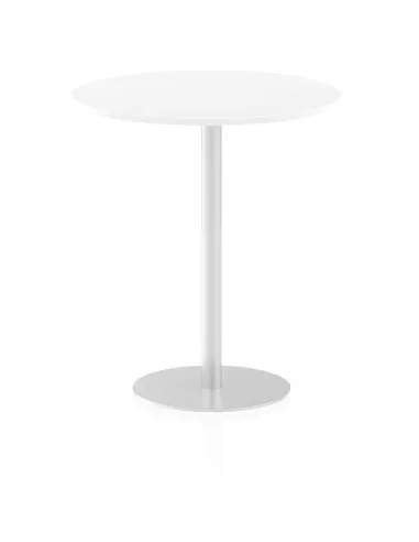 Dynamic Italia 1000mm Poseur Round Table White Top 1145mm High Leg ITL0150