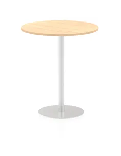 Dynamic Italia 1000mm Poseur Round Table Maple Top 1145mm High Leg ITL0151
