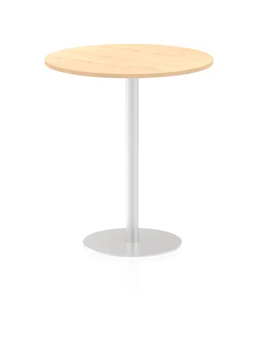 Dynamic Italia 1000mm Poseur Round Table Maple Top 1145mm High Leg ITL0151