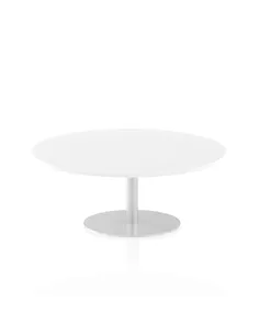 Dynamic Italia 1200mm Poseur Round Table White Top 475mm High Leg ITL0156