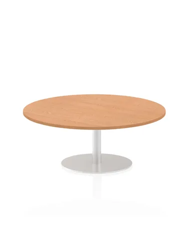 Dynamic Italia 1200mm Poseur Round Table Oak Top 475mm High Leg ITL0158
