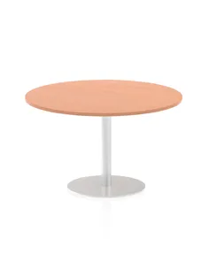 Dynamic Italia 1200mm Poseur Round Table Beech Top 720mm High Leg ITL0160