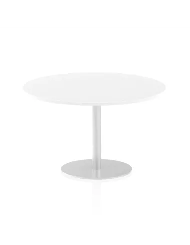 Dynamic Italia 1200mm Poseur Round Table White Top 720mm High Leg ITL0162