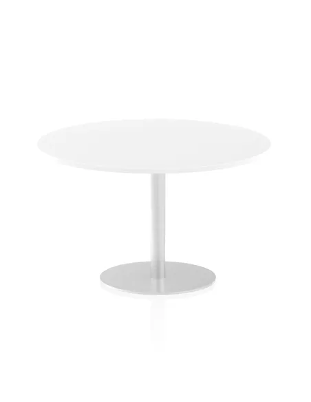Dynamic Italia 1200mm Poseur Round Table White Top 720mm High Leg ITL0162