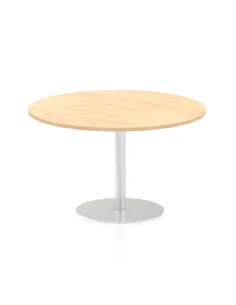 Dynamic Italia 1200mm Poseur Round Table Maple Top 720mm High Leg ITL0163