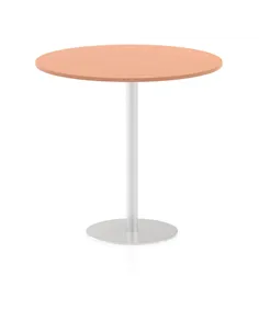 Dynamic Italia 1200mm Poseur Round Table Beech Top 1145mm High Leg ITL0166