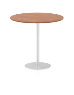 Dynamic Italia 1200mm Poseur Round Table Walnut Top 1145mm High Leg ITL0167