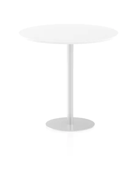 Dynamic Italia 1200mm Poseur Round Table White Top 1145mm High Leg ITL0168