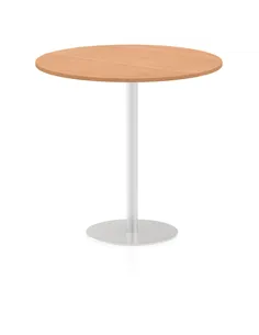 Dynamic Italia 1200mm Poseur Round Table Oak Top 1145mm High Leg ITL0170