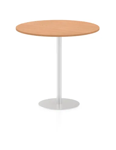 Dynamic Italia 1200mm Poseur Round Table Oak Top 1145mm High Leg ITL0170