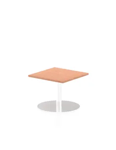 Dynamic Italia 600mm Poseur Square Table Beech Top 475mm High Leg ITL0208