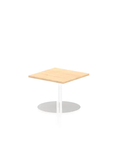 Dynamic Italia 600mm Poseur Square Table Maple Top 475mm High Leg ITL0211