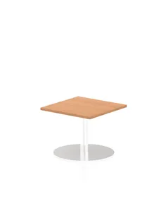 Dynamic Italia 600mm Poseur Square Table Oak Top 475mm High Leg ITL0212