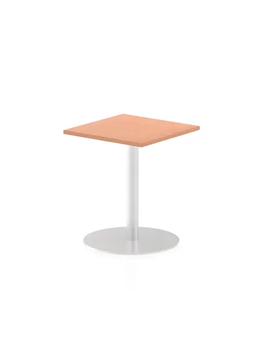 Dynamic Italia 600mm Poseur Square Table Beech Top 720mm High Leg ITL0214