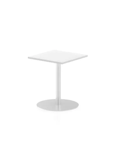 Dynamic Italia 600mm Poseur Square Table White Top 720mm High Leg ITL0216