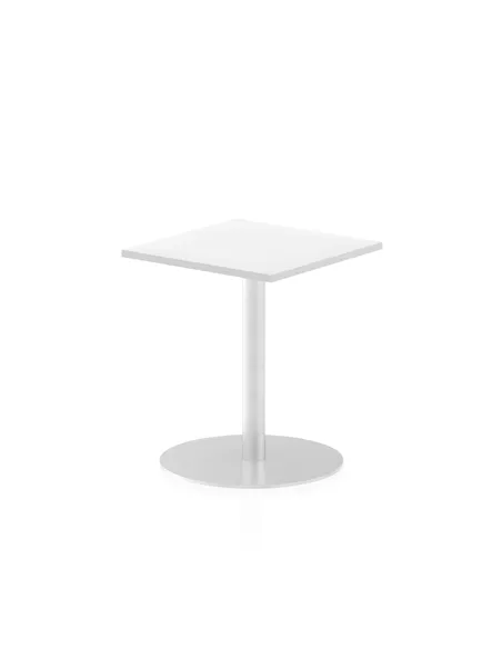 Dynamic Italia 600mm Poseur Square Table White Top 720mm High Leg ITL0216
