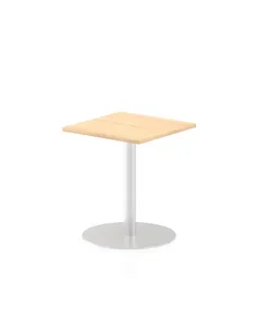 Dynamic Italia 600mm Poseur Square Table Maple Top 720mm High Leg ITL0217