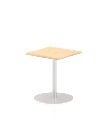 Dynamic Italia 600mm Poseur Square Table Maple Top 720mm High Leg ITL0217