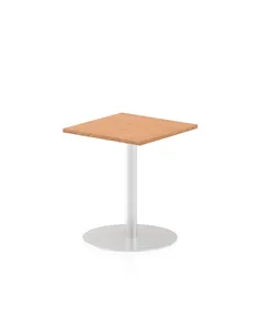 Dynamic Italia 600mm Poseur Square Table Oak Top 720mm High Leg ITL0218