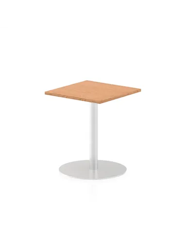 Dynamic Italia 600mm Poseur Square Table Oak Top 720mm High Leg ITL0218
