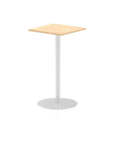Dynamic Italia 600mm Poseur Square Table Maple Top 1145mm High Leg ITL0223