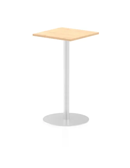 Dynamic Italia 600mm Poseur Square Table Maple Top 1145mm High Leg ITL0223