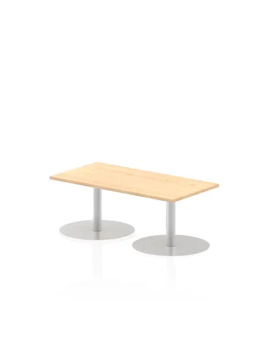 Dynamic Italia 1200 x 600mm Poseur Rectangular Table Maple Top 475mm High Leg ITL0229